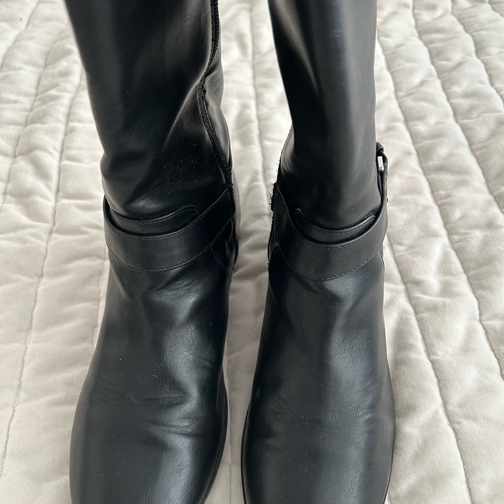 Material Girl Women's Black  Boots